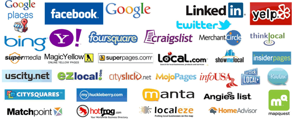 All the online directories and local market place , business
